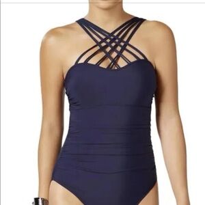 MagicSuit Size 8 One Piece Giselle‎ Swim - Navy
